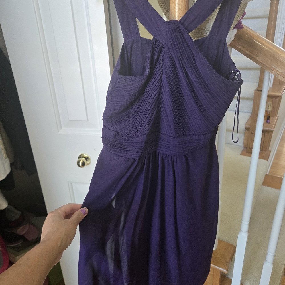 Elegant Purple Women's Dress